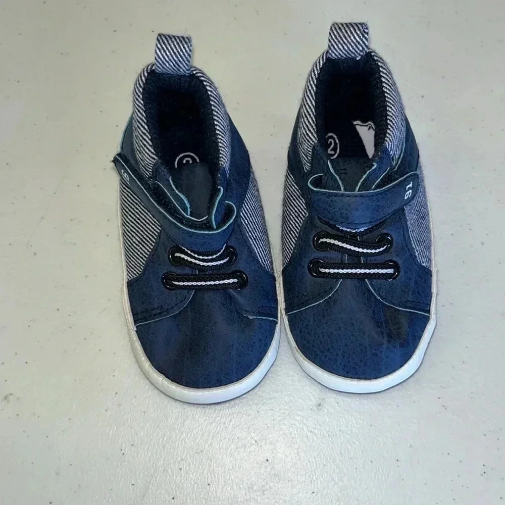 Baby Boys navy shoes